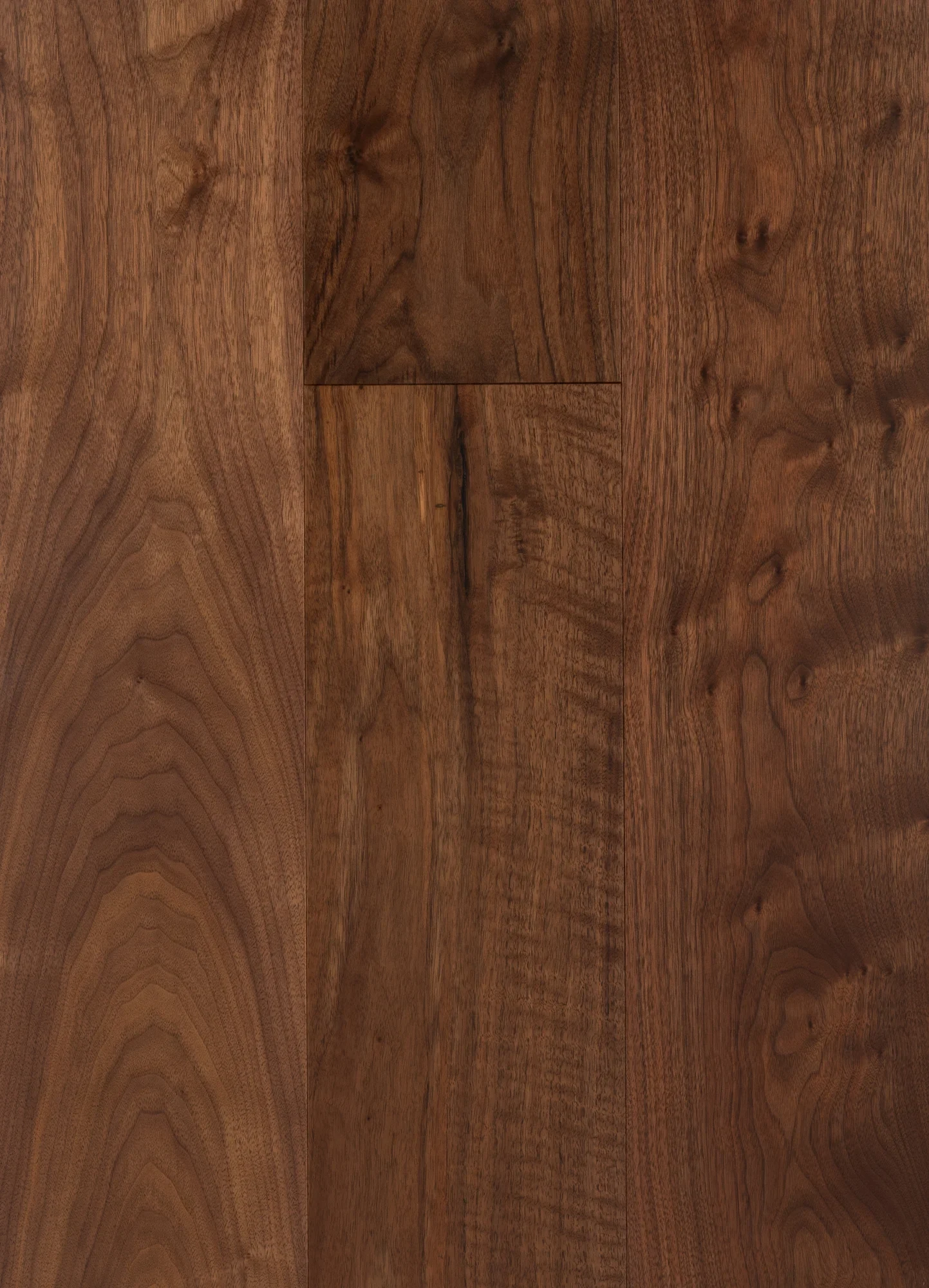 Walnut Natural - Light Rustic – Dark Walnut Engineered Hardwood flooring, Vinland collection by Monarch Plank