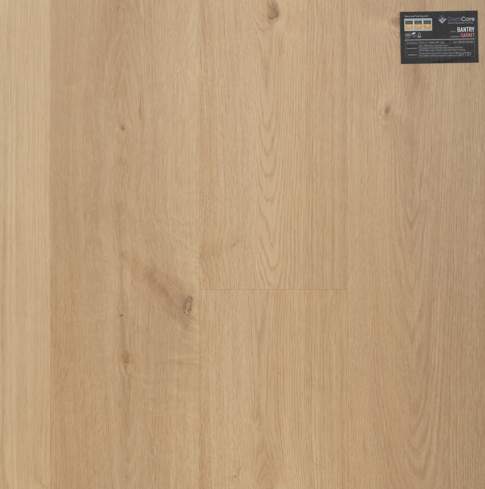 GemCore Garnet Bantry wood-look stone composite flooring